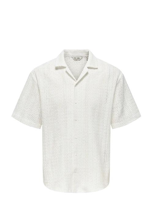 ONLY & SONS | Onsdani Crochet Ss Shirt Noos | XXL