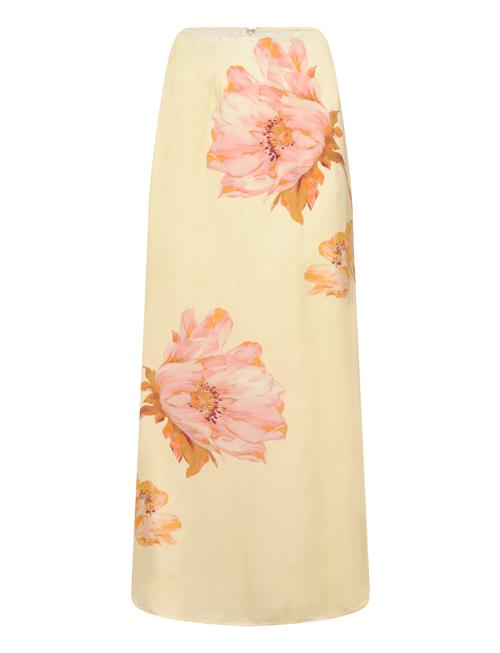 Malina | Tessa Satin Slip Maxi Skirt | XL