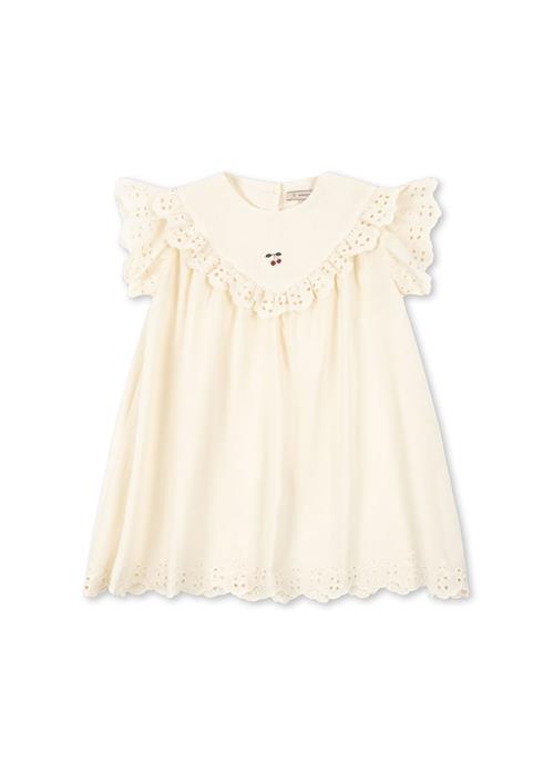 Konges Sløjd Posey Kjole Antique White  Antique White 7-8 Y  Hvid  7-8 år  kvinde