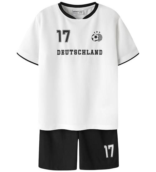 Name It Shortssæt - NknHiteam - Bright White