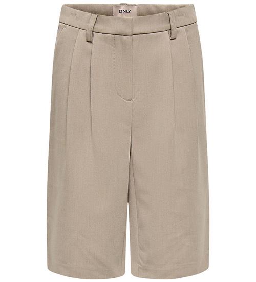 Kids Only Shorts - Wide - KogHattie-Zal - Taupe Gray/Melange