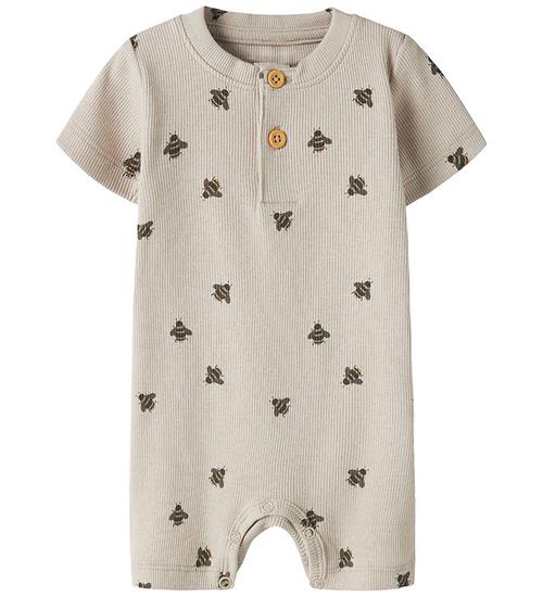 Name It Sommerdragt - NbmFunkab - Chateau Gray/Bee