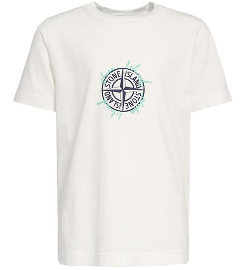 Stone Island T-shirt - Hvid m. Print