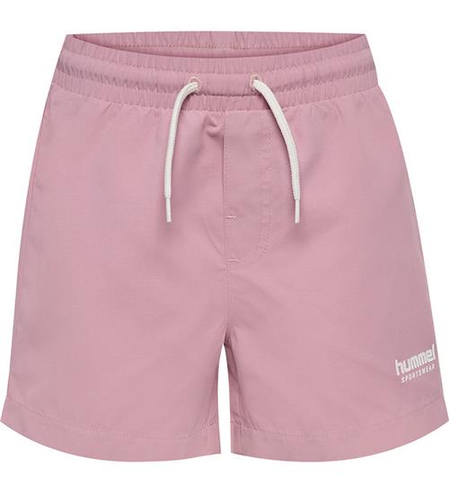 Hummel Badeshorts - hmlJR - Mau ve Shadow