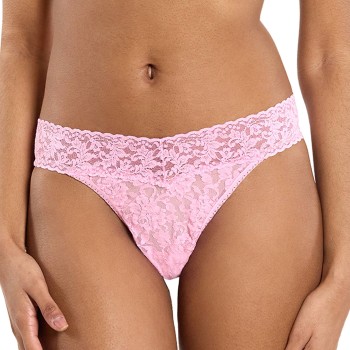 Hanky Panky Trusser Original Rise Thong Frosty Pink nylon One Size Dame