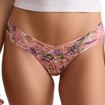 Hanky Panky Trusser Printed Original Rise Thong Blomstret nylon One Size Dame