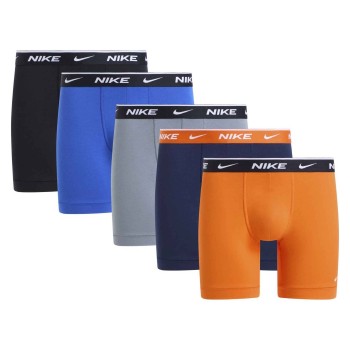 Nike 5P Essentials Cotton Stretch Boxers Orange bomuld Medium Herre