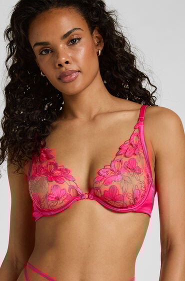 Hunkemöller Uforet Bøjle-BH Beatrice Lyserød