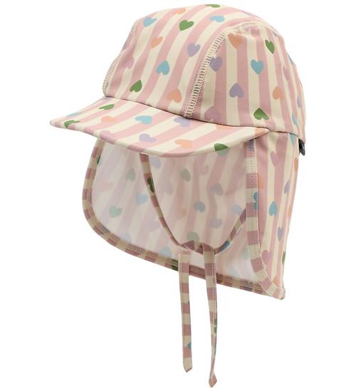 Mikk-Line Badehat - UV50+ - Heart AOP