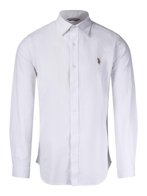 U.S. POLO ASSN. Skjorte 'UMBOLT'  hvid