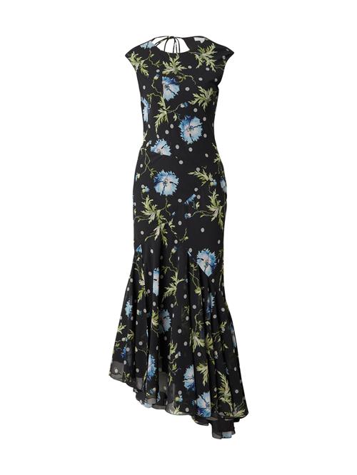 TOPSHOP Kjole  lyseblå / grøn / sort / hvid