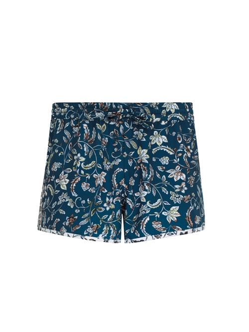 OLYMPIA Bukser  natblå / cognac / æble / hvid