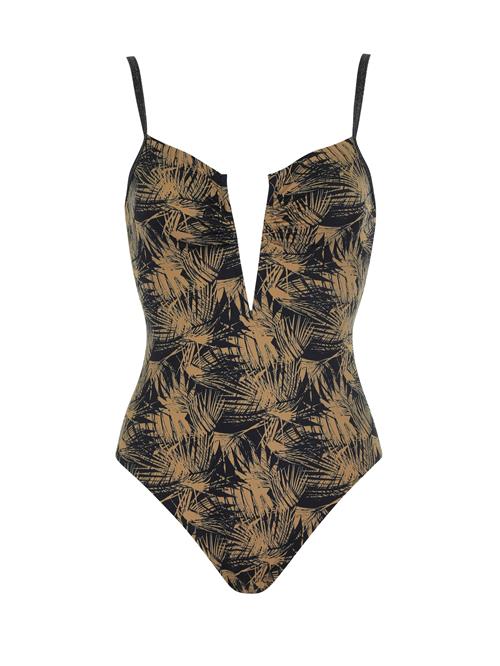 OLYMPIA Badedragt  beige / sort