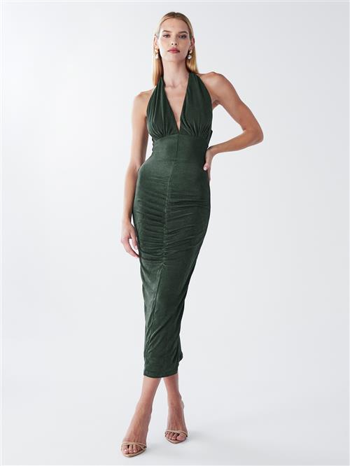 BWLDR Kjole 'Lizette'  mørkegrøn