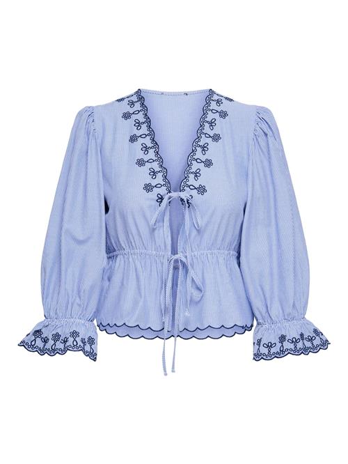 JDY Bluse 'JDYSAVANNAH'  blå / himmelblå