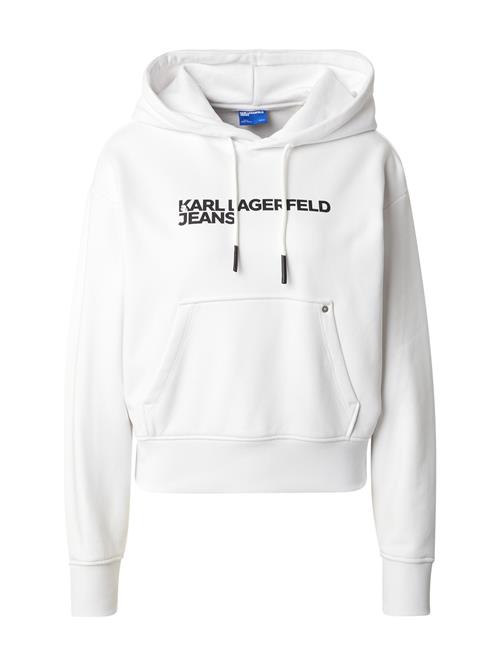 KARL LAGERFELD JEANS Sweatshirt  sort / hvid