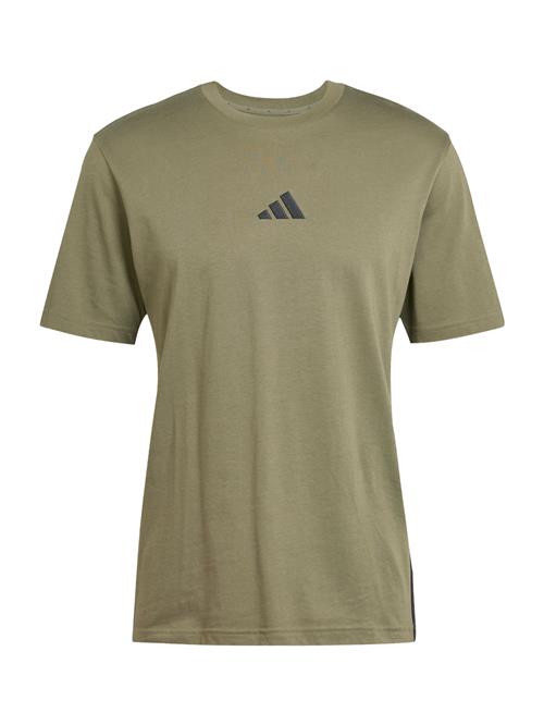 ADIDAS SPORTSWEAR Funktionsskjorte  oliven / sort