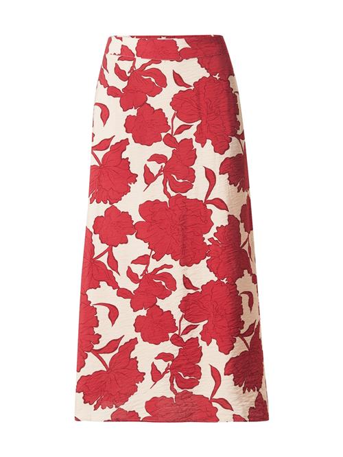 OBJECT Nederdel 'OBJJacira'  beige / rød / mørkerød