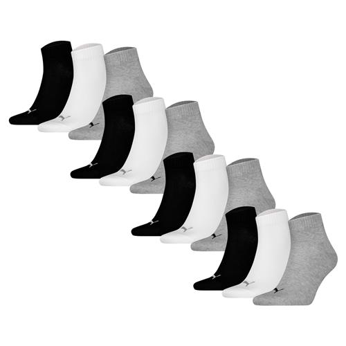 PUMA Sokker  grå-meleret / sort / hvid