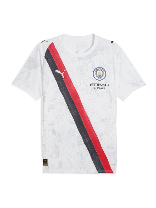 PUMA Fodboldtrøje  marin / mørkerød / sort / hvid