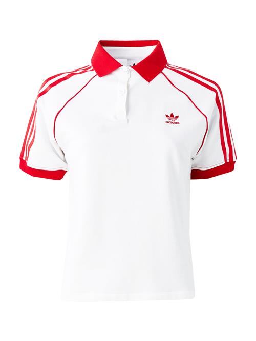 ADIDAS ORIGINALS Shirts  rød / hvid