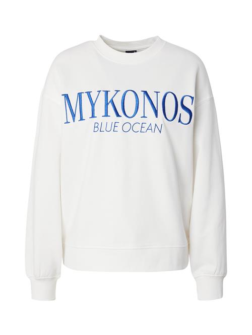 Gina Tricot Sweatshirt  blå / offwhite