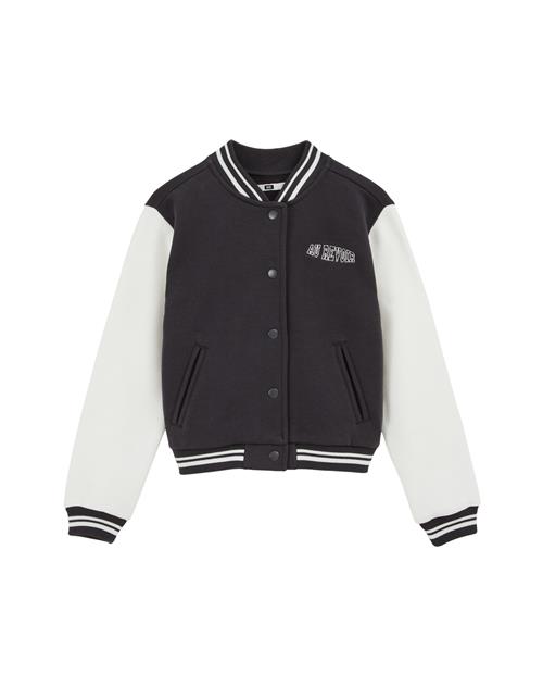 WE Fashion Sweatshirt  grå / hvid