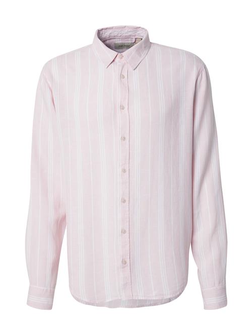 BLEND Skjorte 'BHBOBBY'  pastelpink / hvid