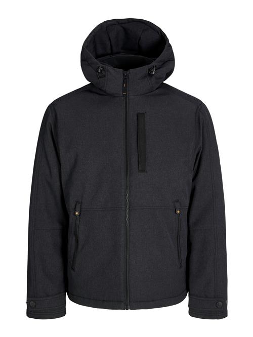 JACK & JONES Overgangsjakke 'JJEParker'  sort-meleret