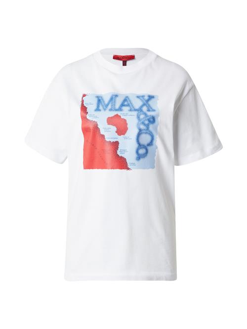 MAX&Co. Shirts 'TEESALUTO'  blå / lyseblå / blodrød / hvid