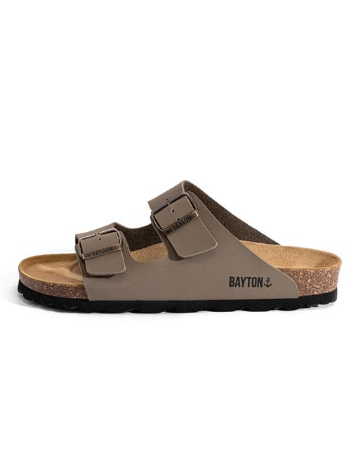 Bayton Pantoletter 'Atlas'  taupe / sort