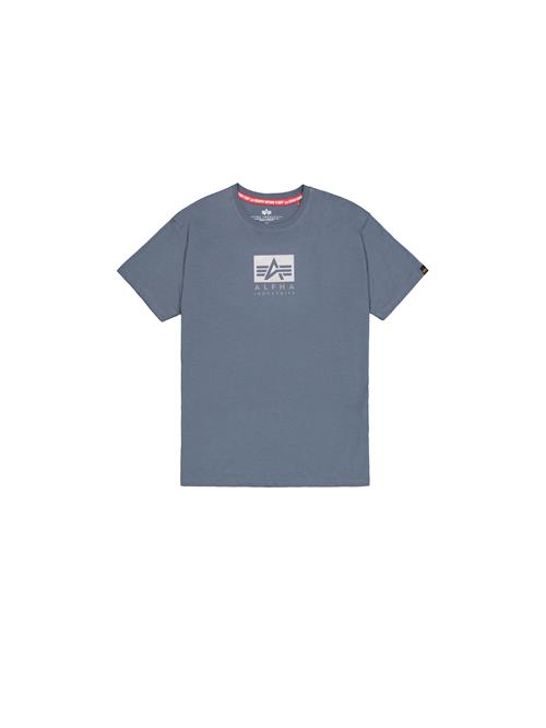 ALPHA INDUSTRIES Bluser & t-shirts  dueblå / sølvgrå