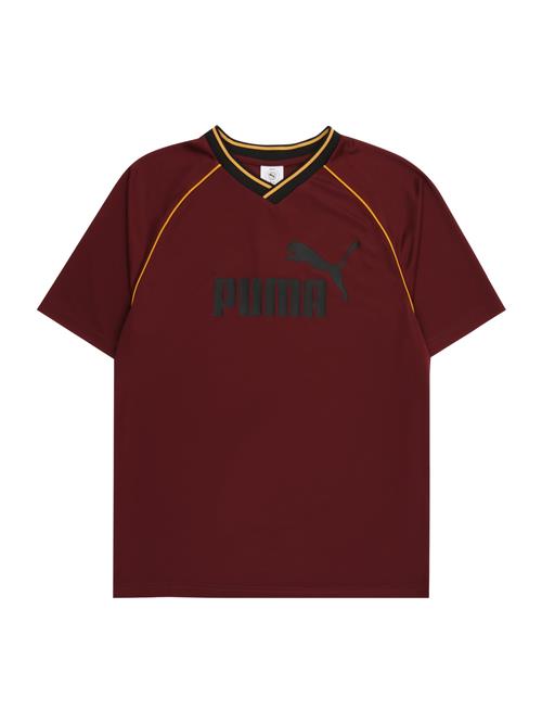 PUMA Funktionsskjorte 'Ess'  orange / vinrød / sort