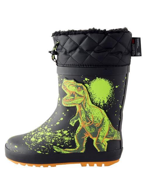 Next Gummistøvler  neongrøn / orange / sort