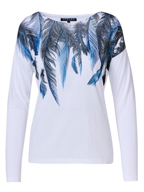 KOROSHI Shirts  blå / sort / hvid