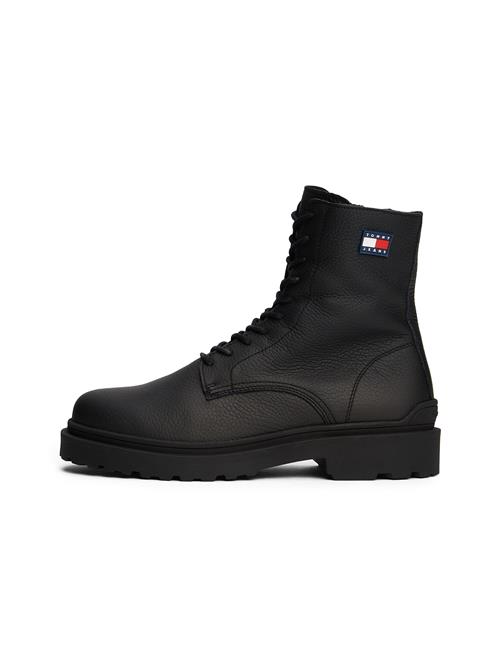 Tommy Jeans Snørestøvler  sort
