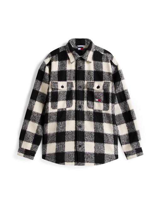 Tommy Jeans Skjorte  lysebeige / sort