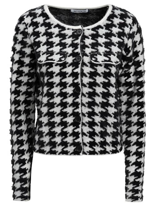 Influencer Cardigan  sort / hvid