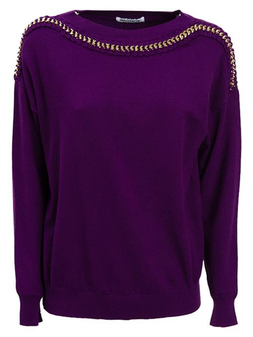 Influencer Pullover  aubergine