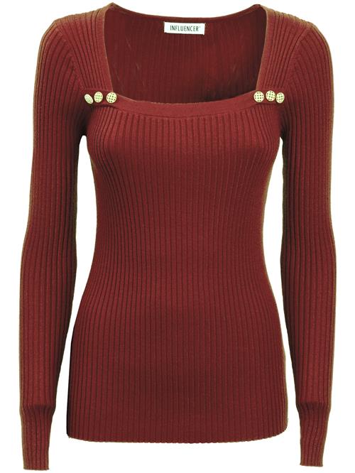 Influencer Pullover  cognac