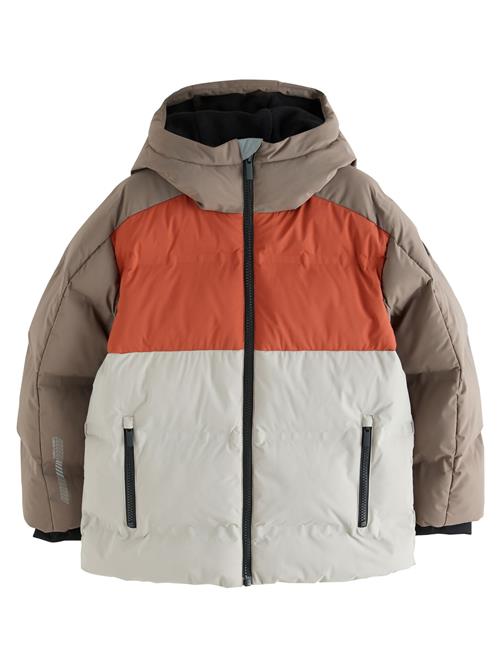 Next Vinterjakke  brun / orange / hvid