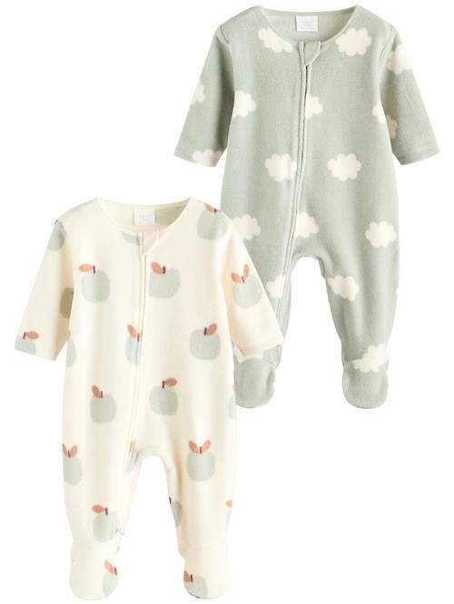 Next Nattøj  cognac / lysegrøn / hvid