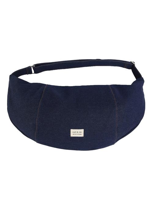 Nat&Nin Skuldertaske ' CORTO '  mørkeblå / hvid