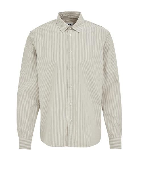 WE Fashion Skjorte  brun / greige / hvid