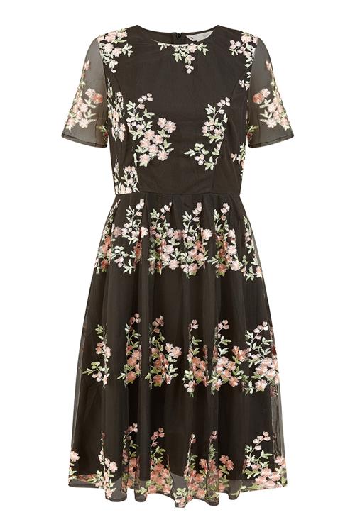 Yumi Kjole  blandingsfarvet / sort