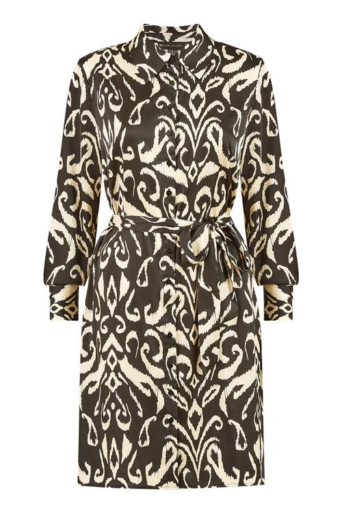 Mela London Blusekjole  creme / sort