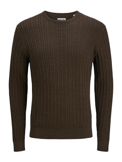 JACK & JONES Pullover 'JJEEMIL'  mørkebrun