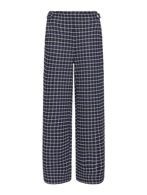 ICHI Bukser 'ICHKATE CLOULE'  mørkeblå / sort / offwhite