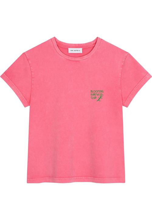 OH APRIL Shirts 'Bloom'  grøn / pink
