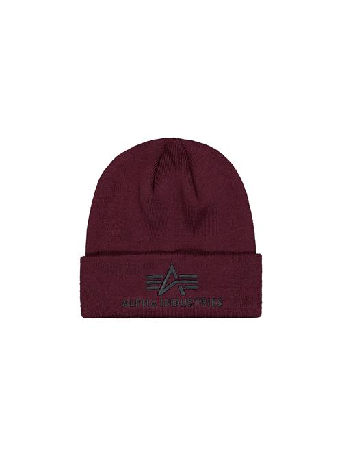 ALPHA INDUSTRIES Hue  antracit / mørkerød